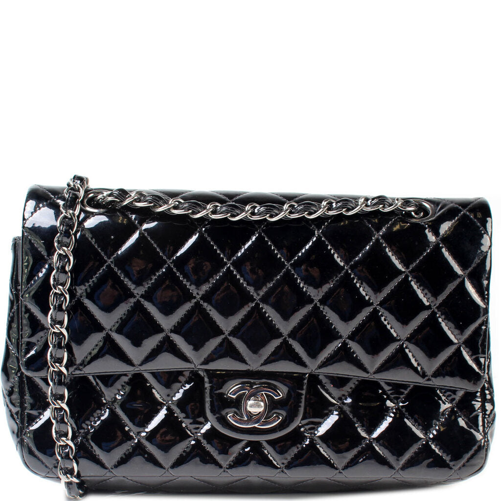 Chanel Classic Flap Medium Patent 20M Bag