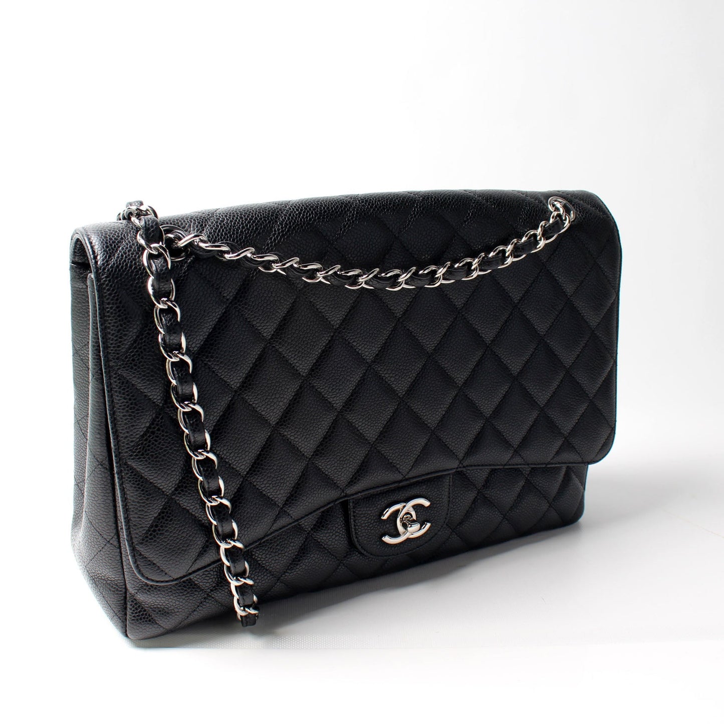 Chanel Classic Flap Maxi Caviar 14M Bag