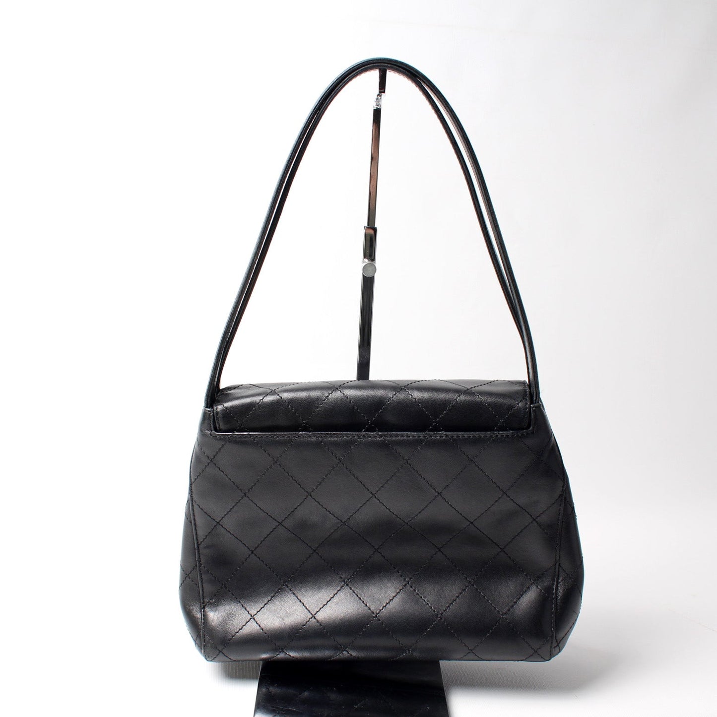 Chanel CC Flap Vintage Evening Lambskin Bag