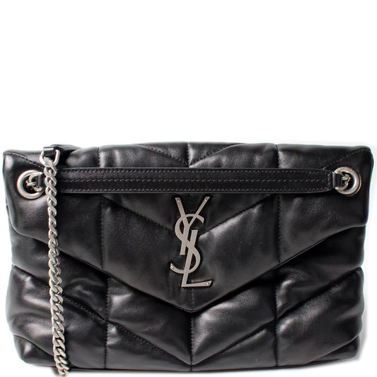 Saint Laurent Puffer Quilted Small Lambskin 577476 Bag
