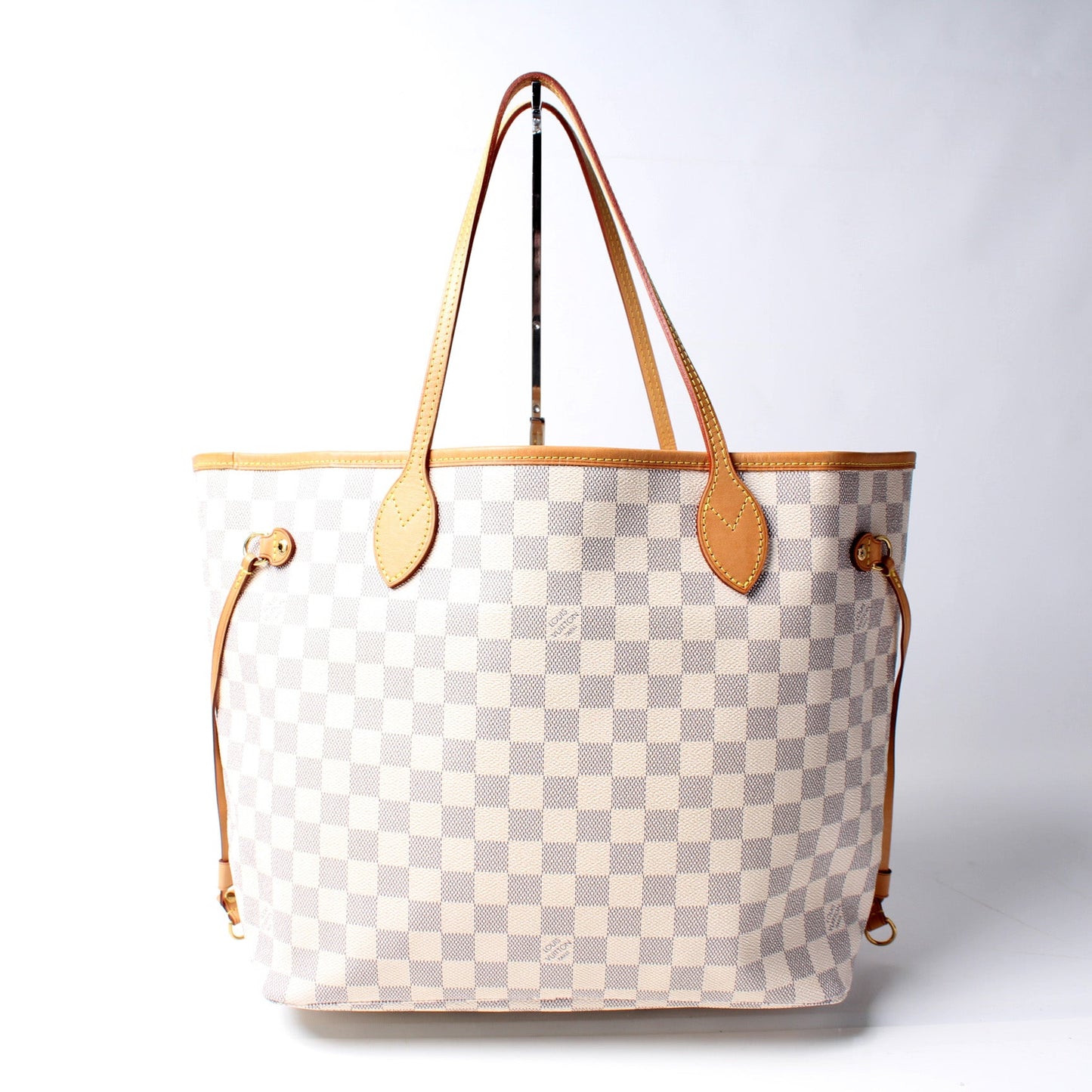 Louis Vuitton Neverfull MM W/ Wallet Damier Azur