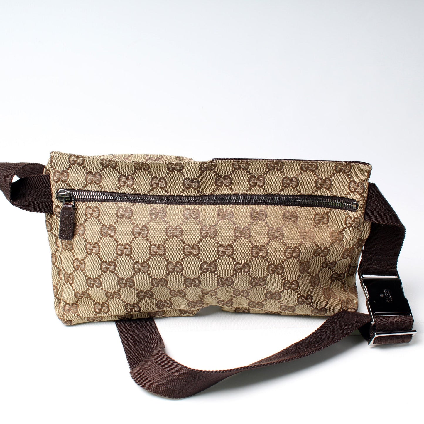 Gucci 28566 GG Canvas Waist Bag
