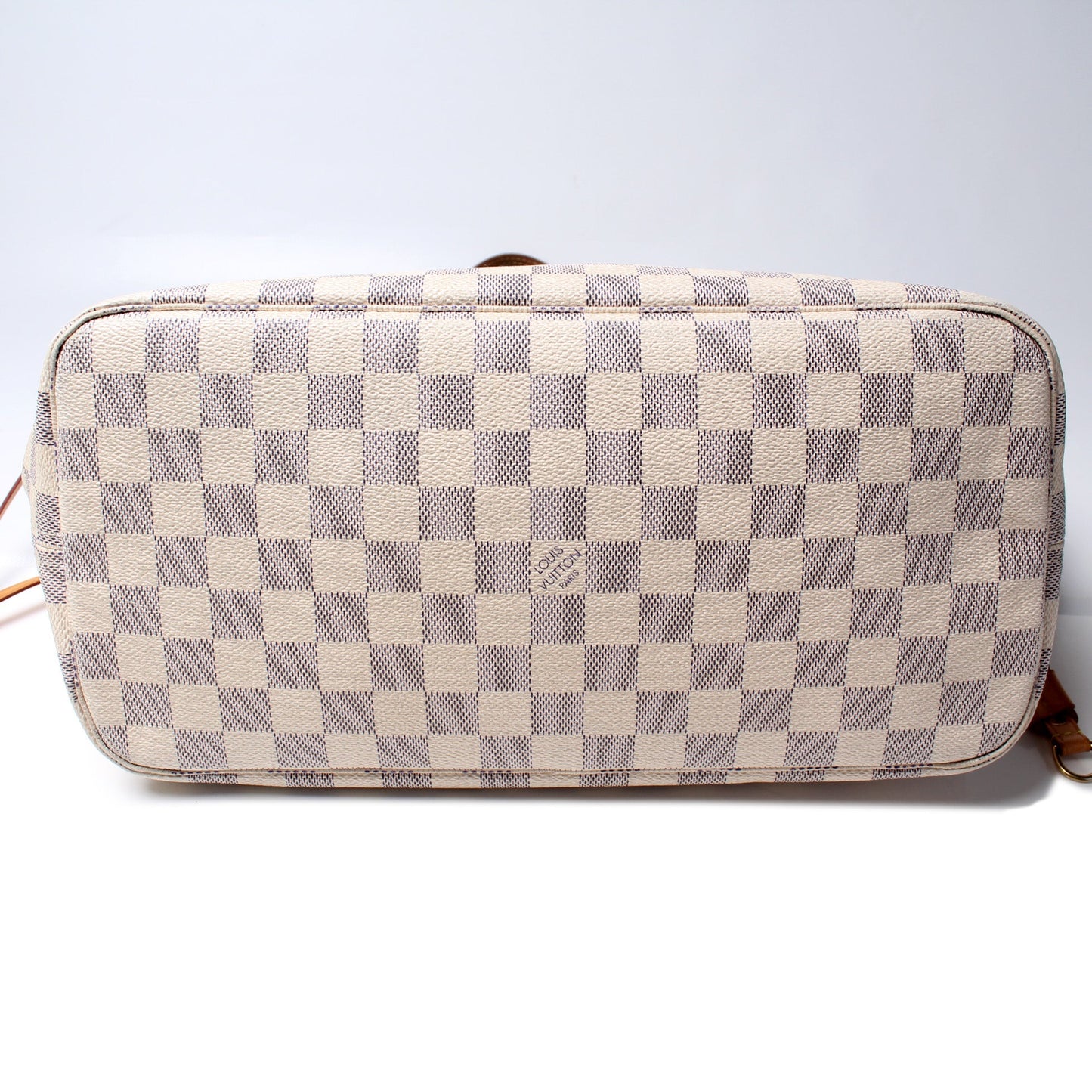 Louis Vuitton Neverfull MM W/Wallet Damier Azur