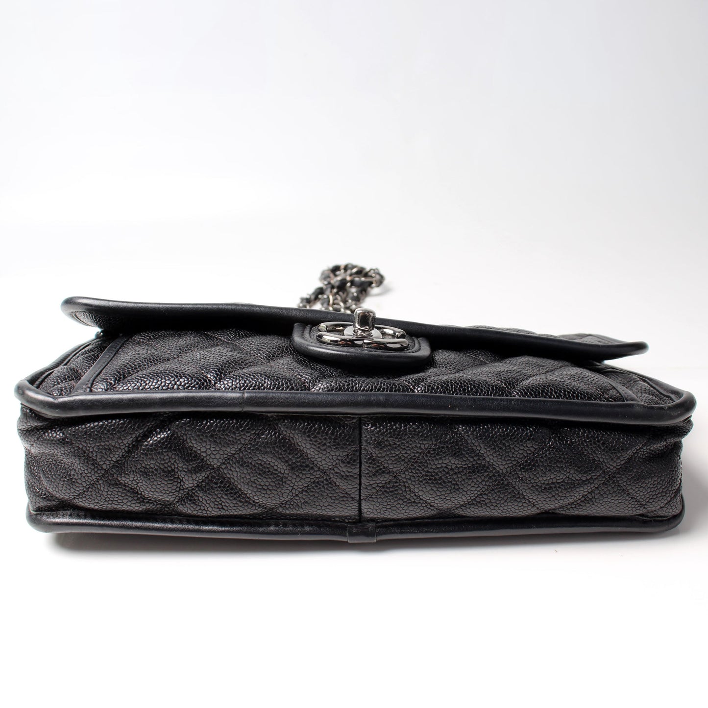 Chanel French Riviera Flap Medium Caviar Bag