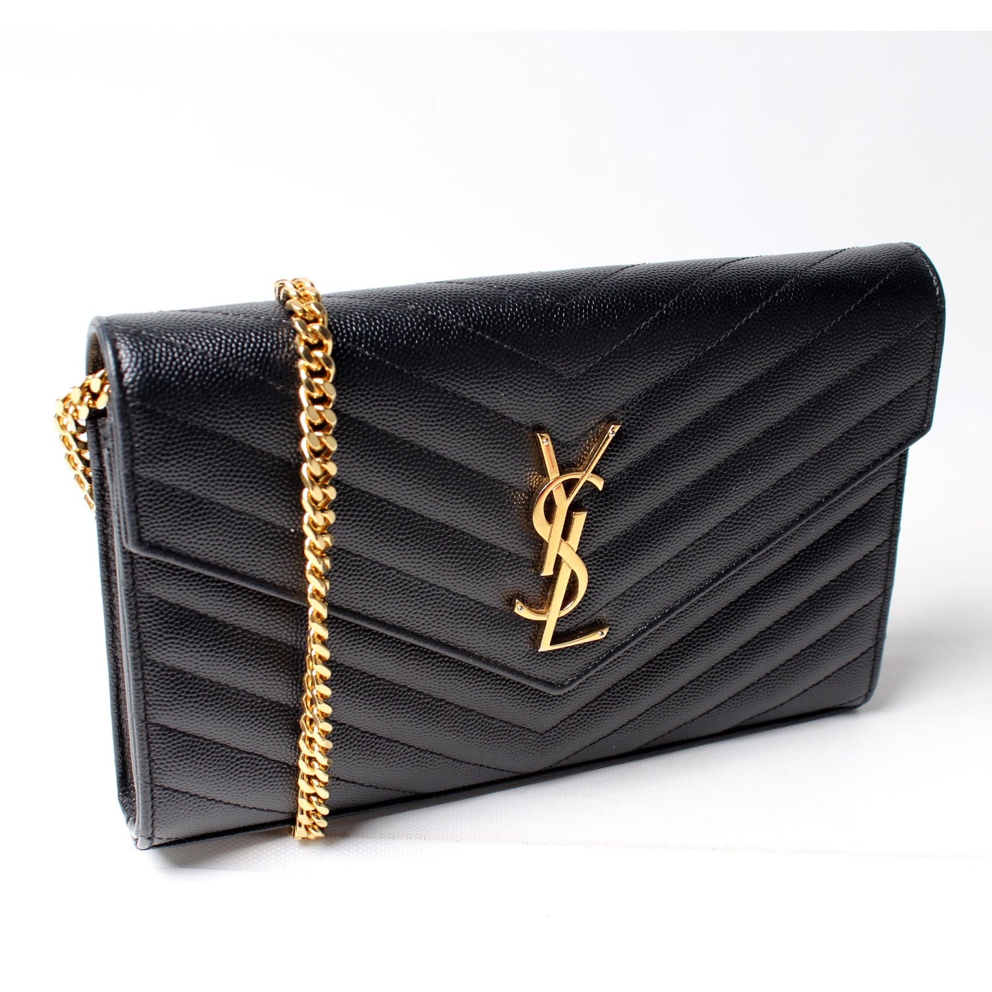 Saint Laurent Grain De Chain Wallet Bag