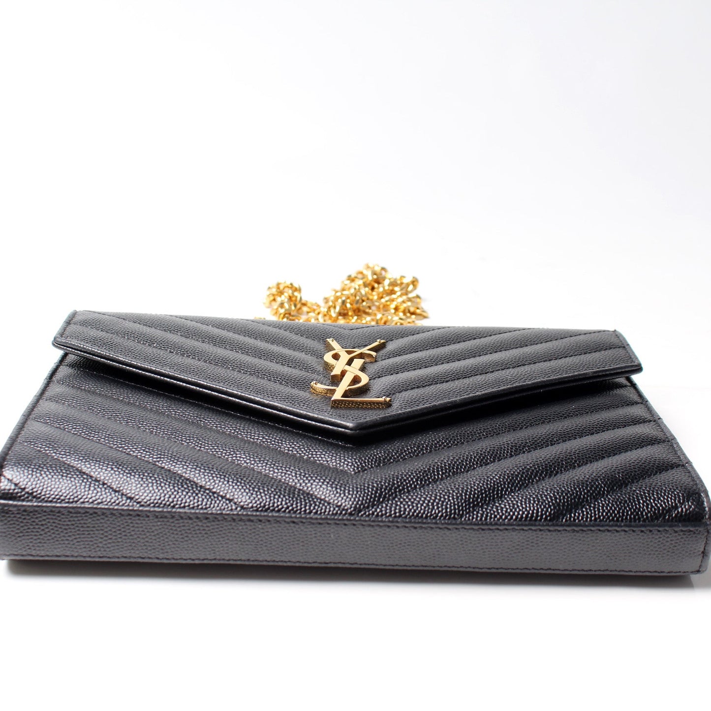 Saint Laurent Grain De Chain Wallet Bag
