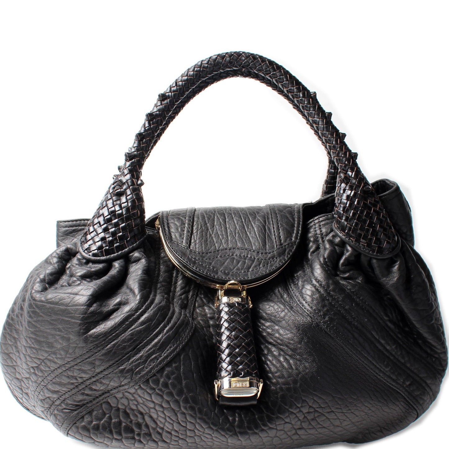 Fendi 8BR511 Spy Leather Bag
