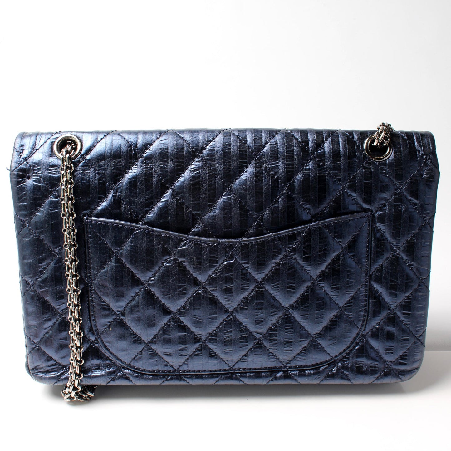 Chanel 2.55 Reissue 227 Metallic Stripe Bag