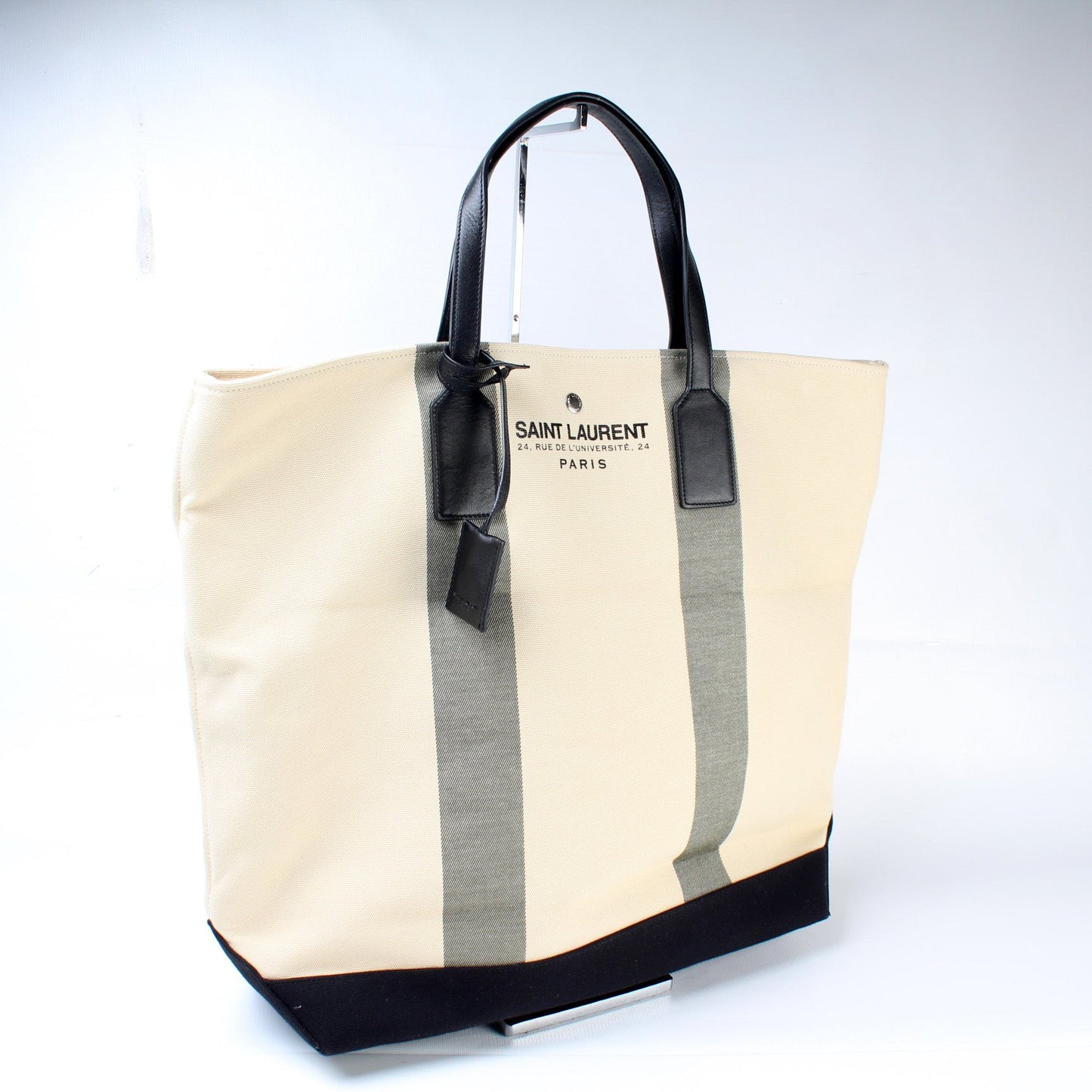 Saint Laurent Beach Canvas Shopping tote Bag