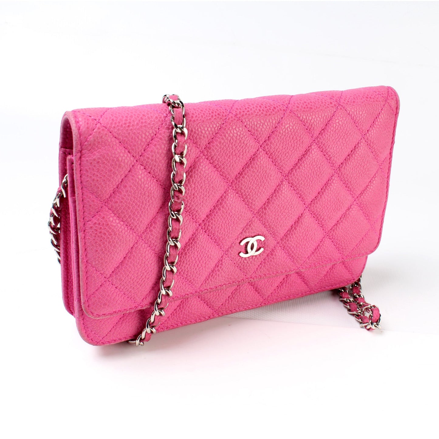 Chanel WOC Classic Quilted Caviar Bag