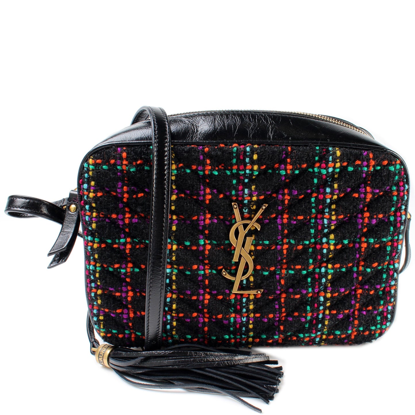 Saint Laurent Lou Camera Tweed 612544 Bag