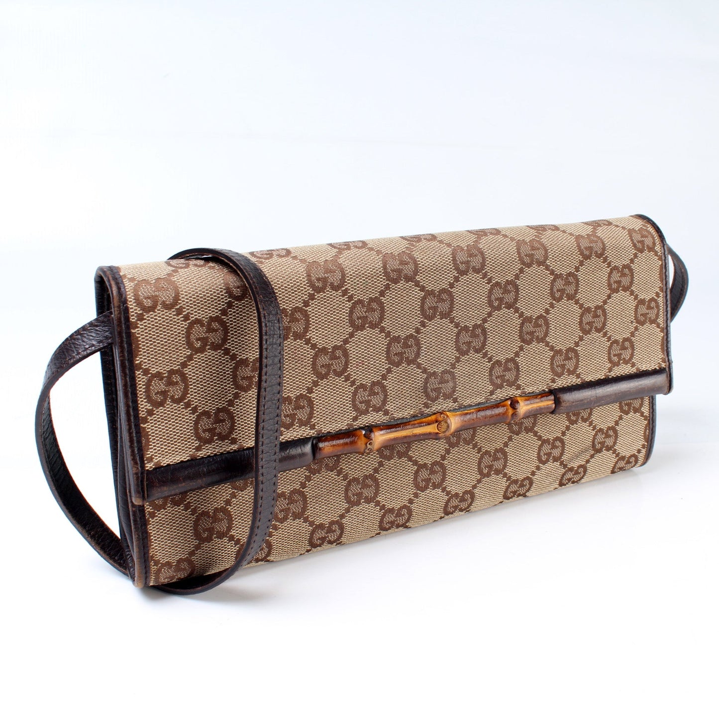 Gucci 177594 Bamboo Clutch Bag