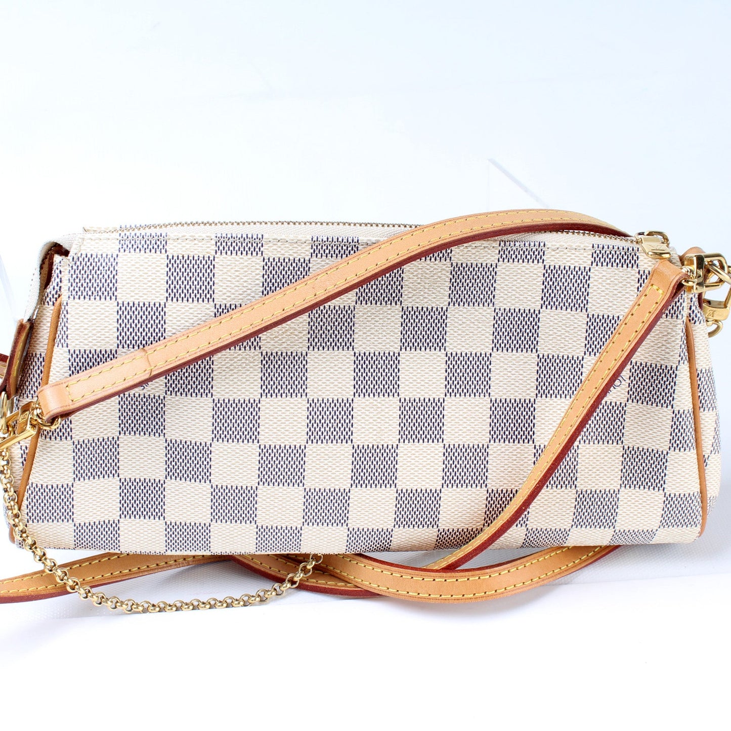 Louis Vuitton Eva Clutch Damier Azur