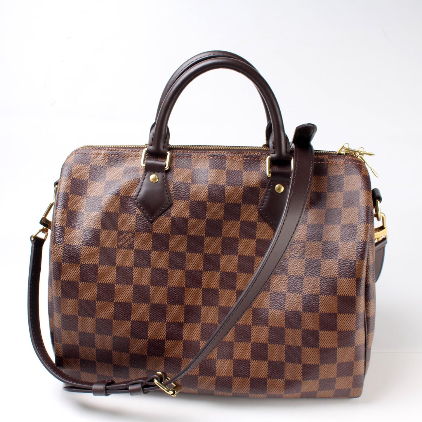 Louis Vuitton Speedy 30 Bandouliere Damier Ebene