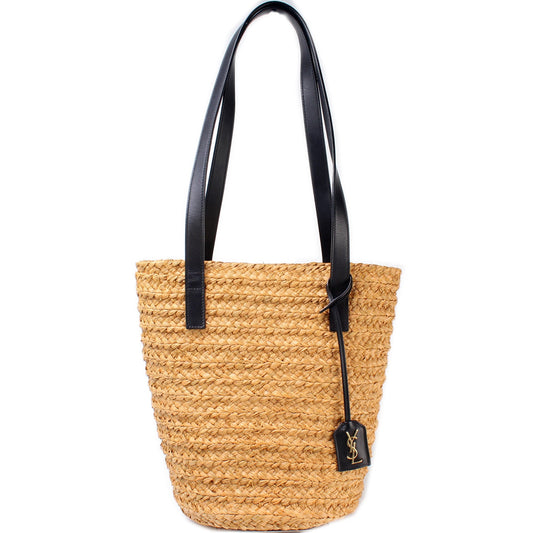 Saint Laurent 579518 Raffia Panier Tote Small Bag