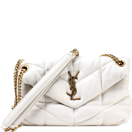 Saint Laurent Puffer Quilted Small Lambskin 577476 Bag