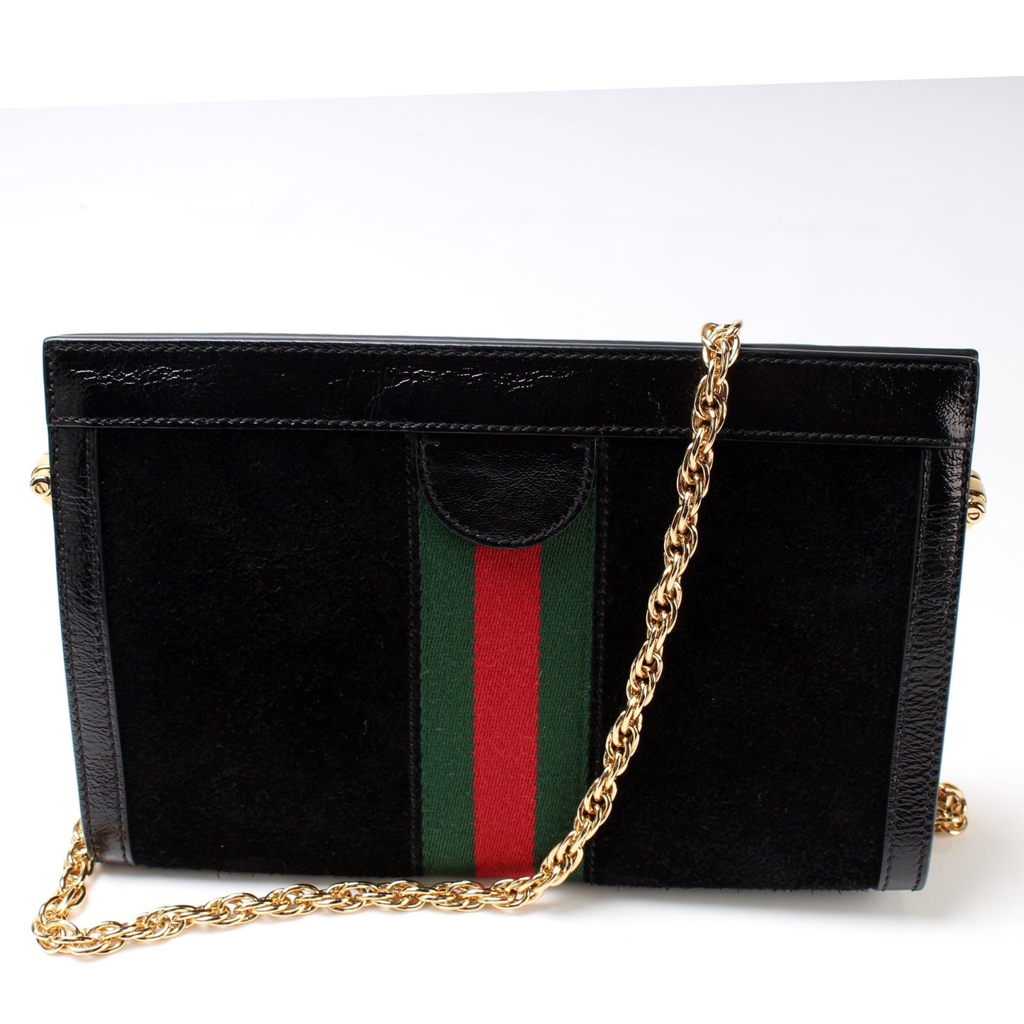 Gucci 503877 Ophidia Suede Shoulder Small Bag
