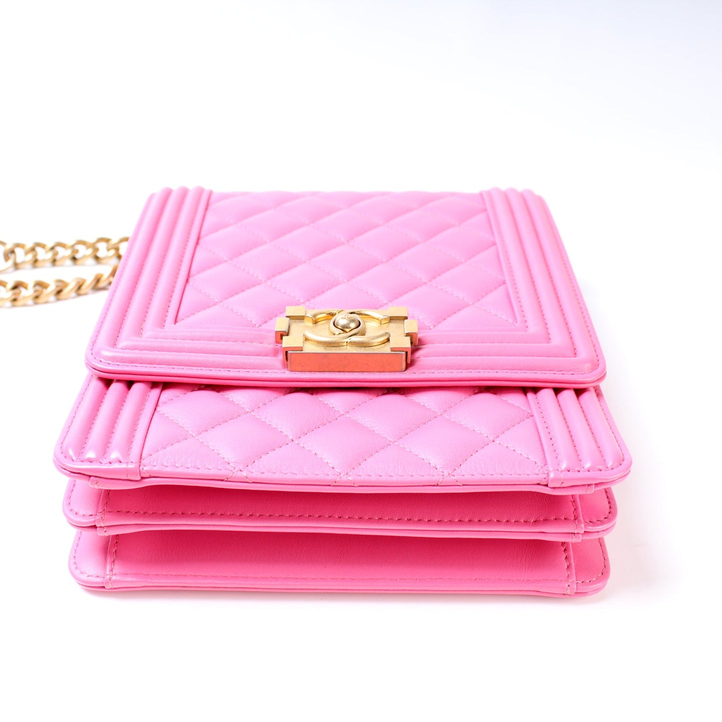 Chanel Boy North South Flap 27M Bag