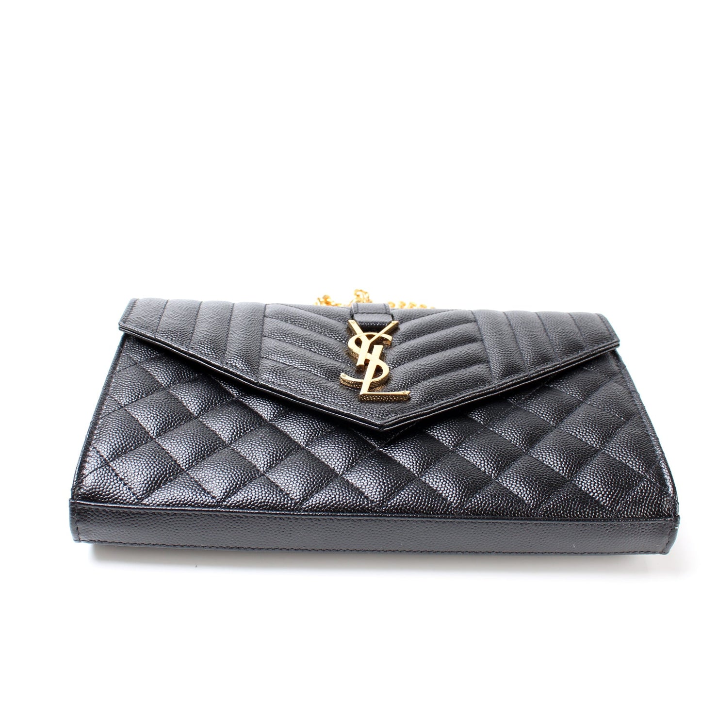 Saint Laurent Chain Wallet Mix Matelasse Bag