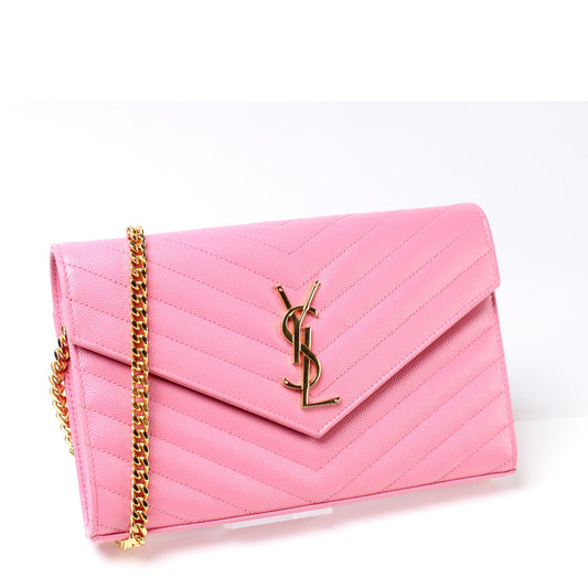 Saint Laurent Grain De Chain Wallet Bag