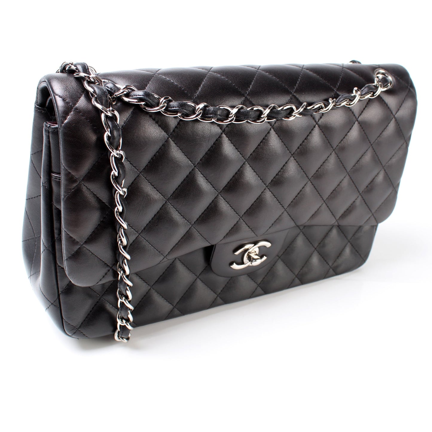 Chanel Classic Flap Jumbo Lambskin 17-20M Bag