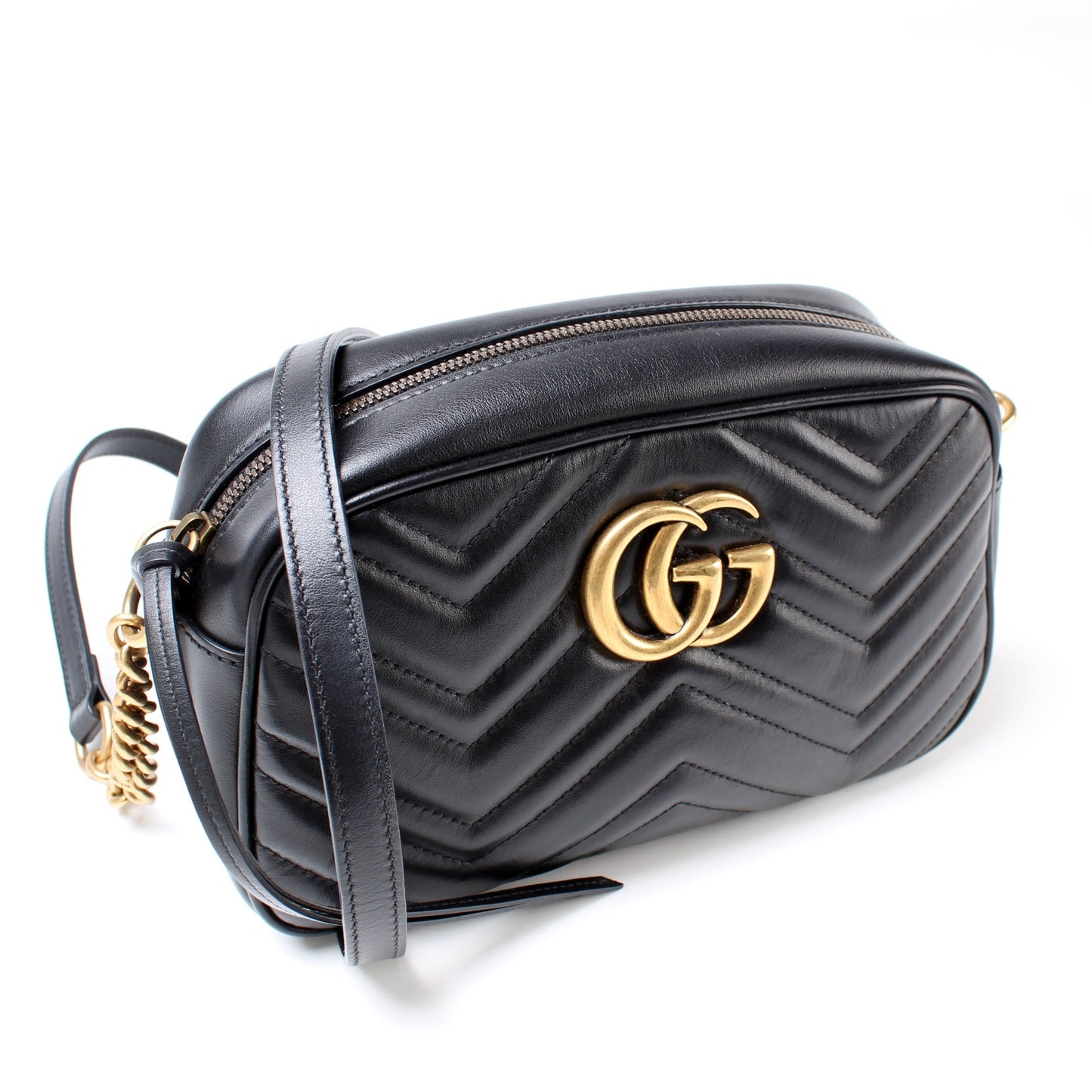 Gucci 447632 Marmont Small Leather Camera Bag