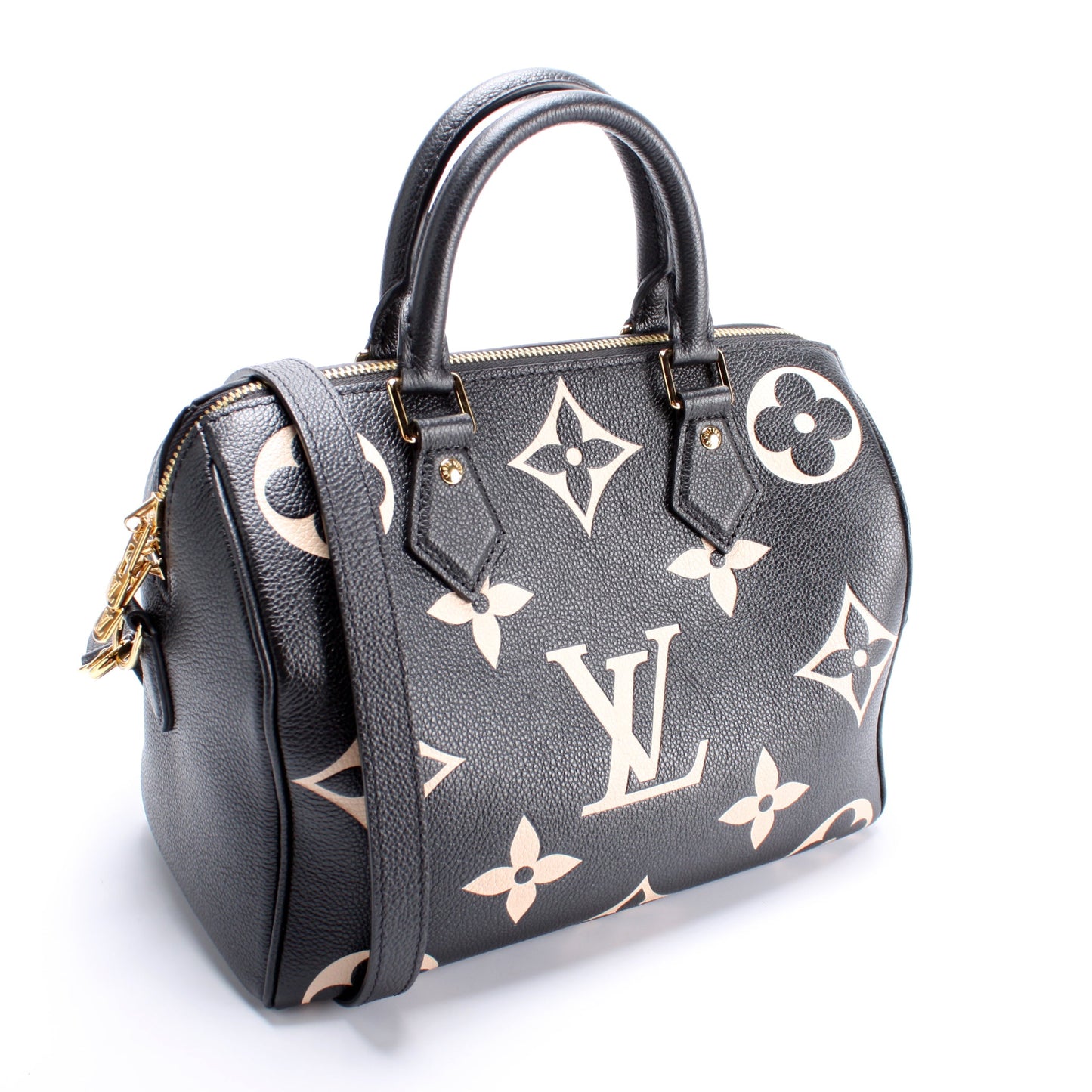 Louis Vuitton Speedy 25 Bandouliere Bicolor Empreinte