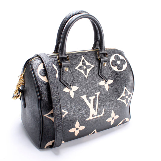 Louis Vuitton Speedy 25 Bandouliere Bicolor Empreinte