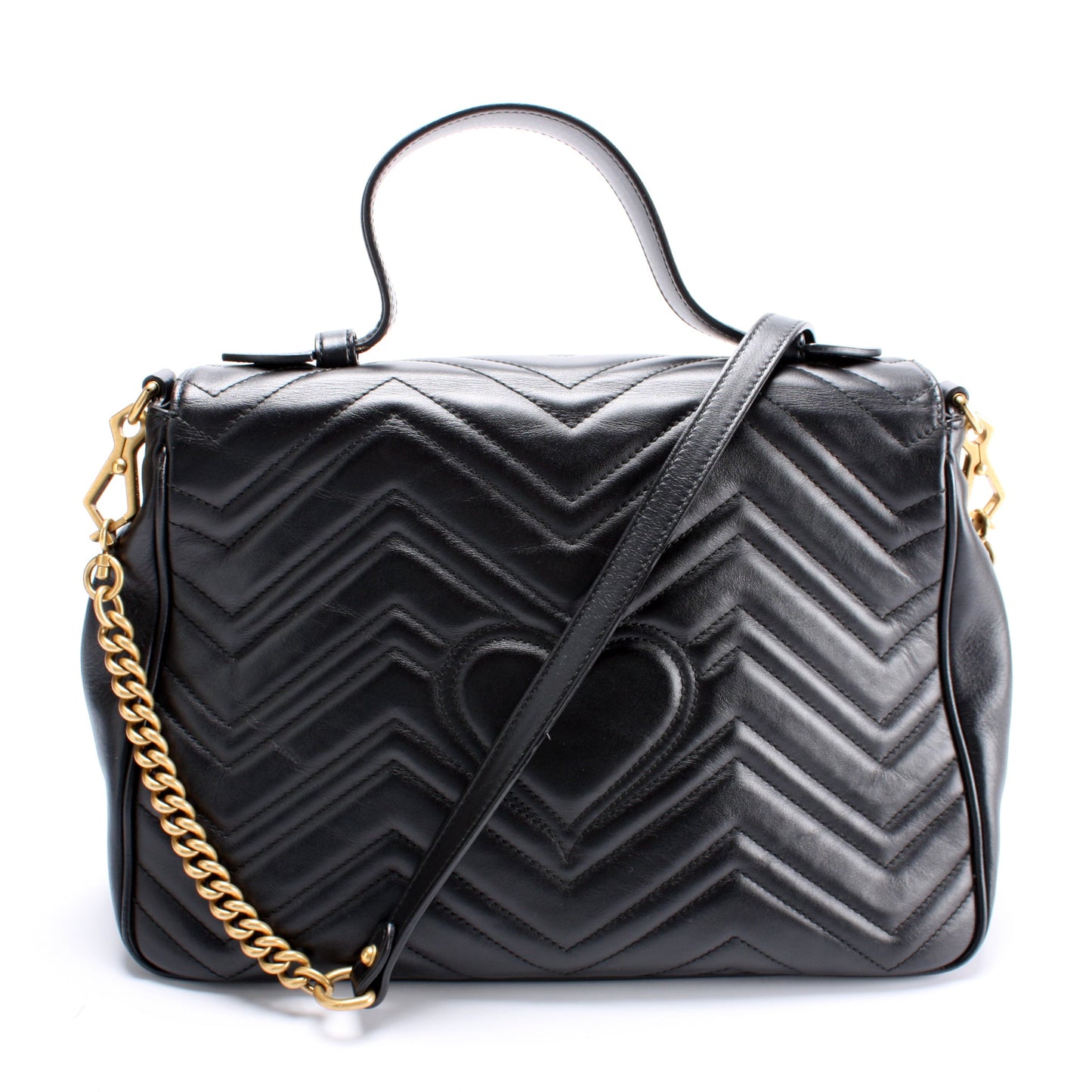 Gucci 498109 Marmont Top Handle Medium Bag