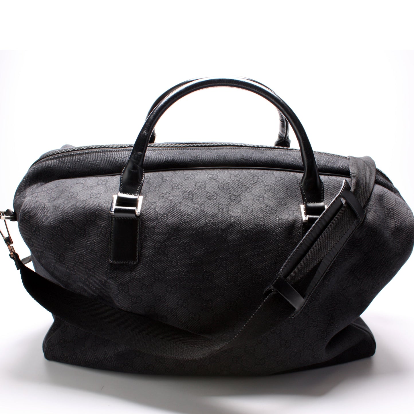 Gucci 190629 GG Canvas Large Duffle Bag