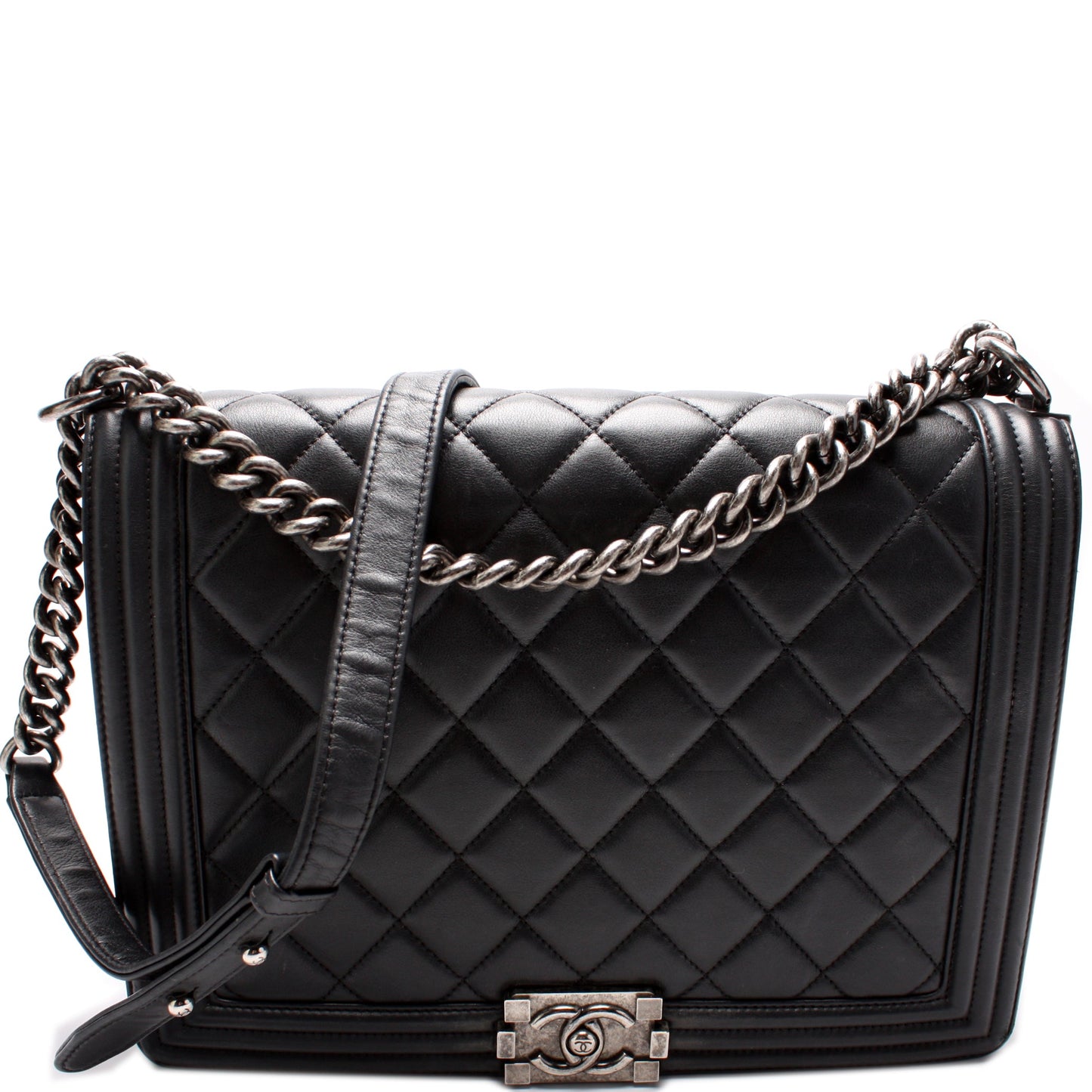 Chanel Boy Flap Large Lambskin 19M Bag