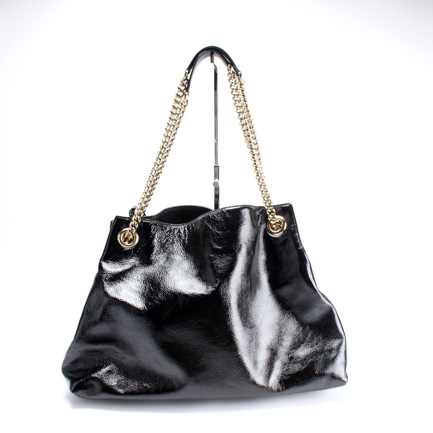 Gucci 308982 Soho Patent Leather Shoulder Medium Bag