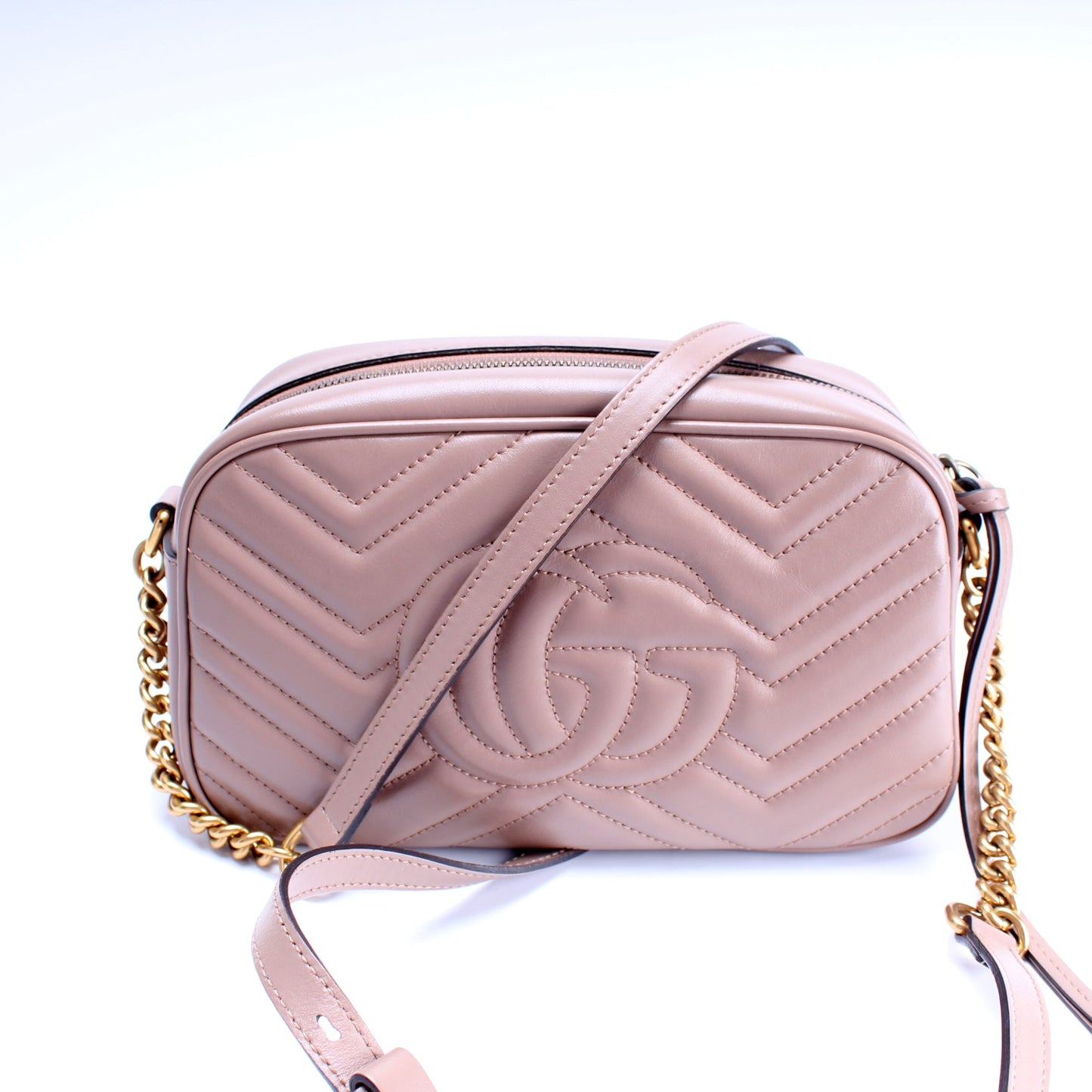 Gucci 447632 Marmont Small Leather Camera Bag