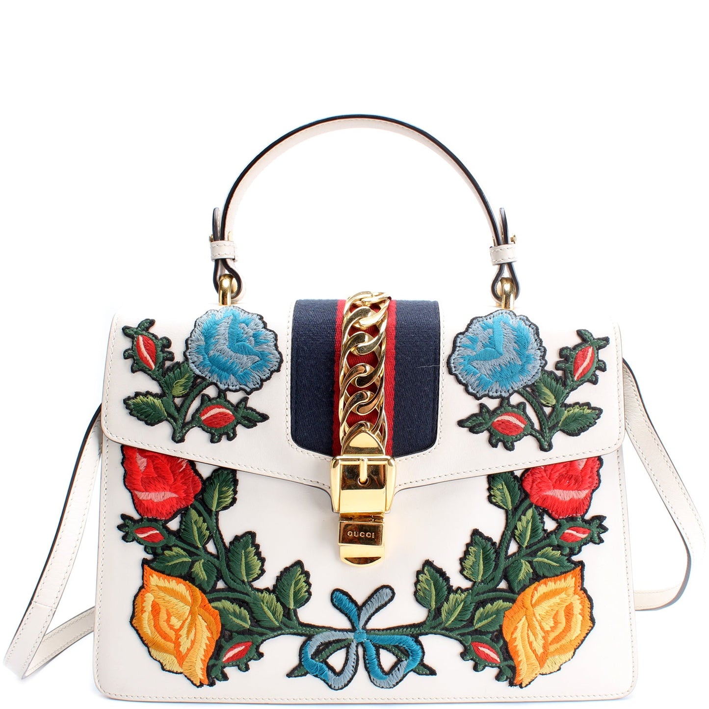 Gucci 431665 Sylvie Top Handle Medium Bag