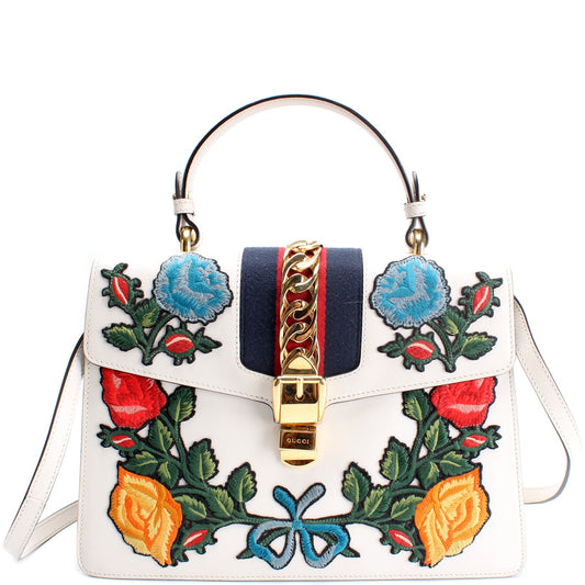 Gucci 431665 Sylvie Top Handle Medium Bag