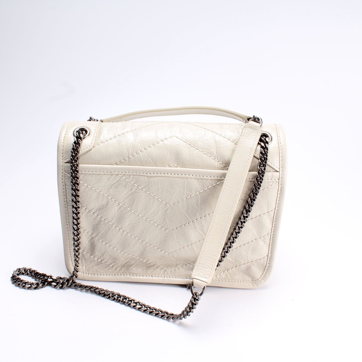 Saint Laurent Niki Baby Crinkled Leather Bag