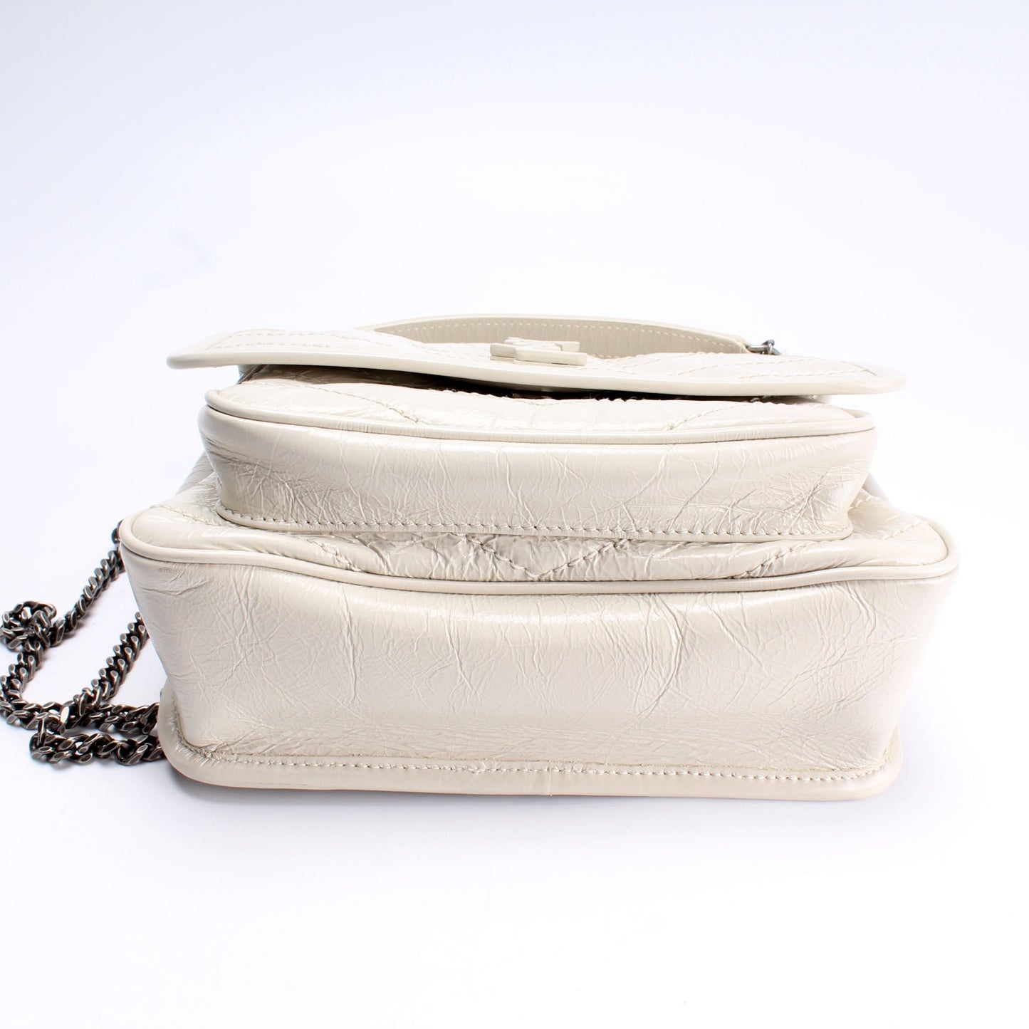 Saint Laurent Niki Baby Crinkled Leather Bag