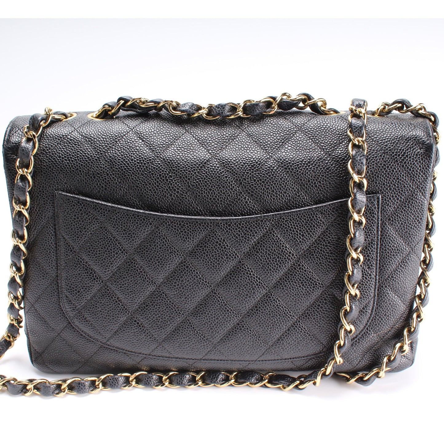 Chanel Classic Flap Jumbo Caviar 11M Bag