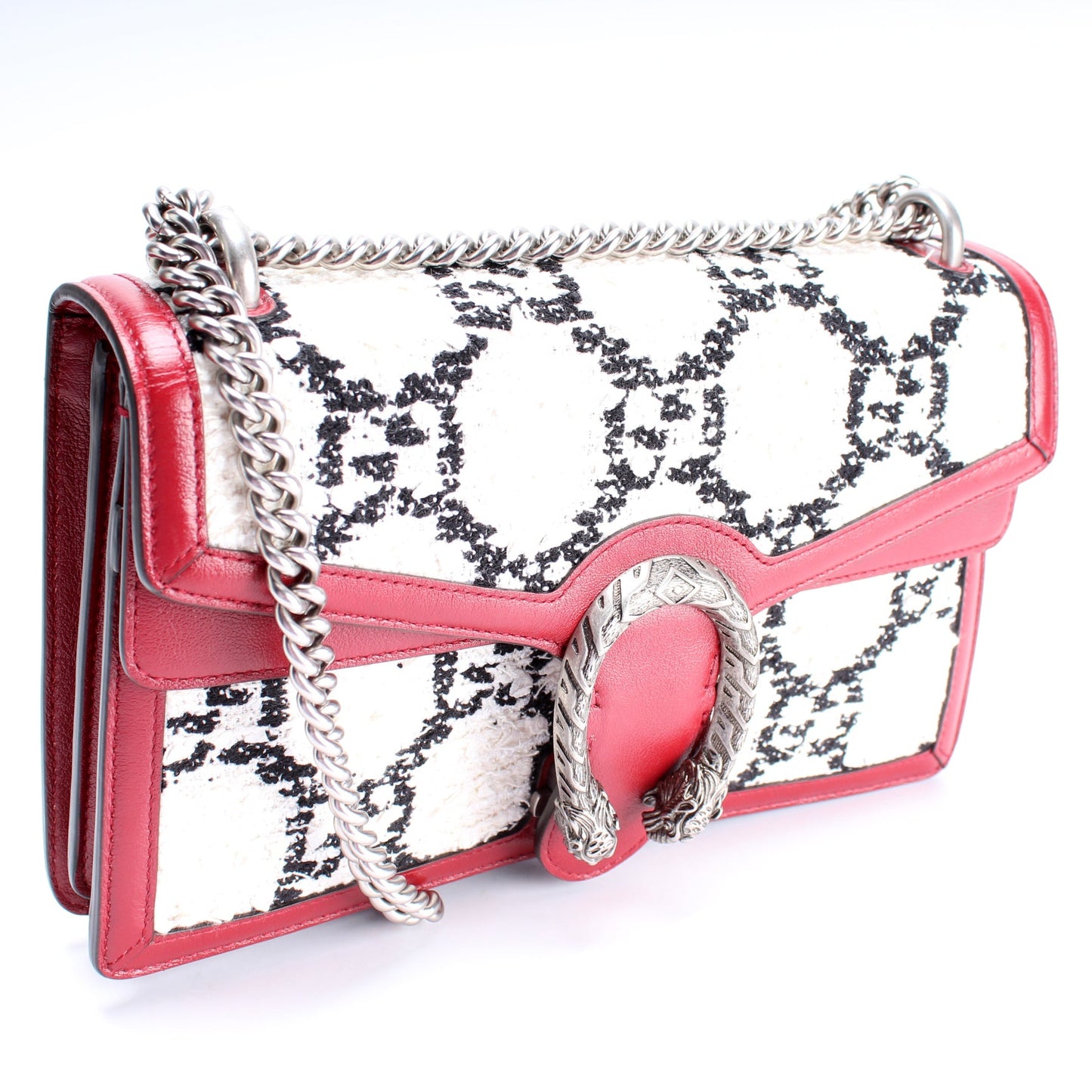 Gucci 400249 Dionysus Tweed GG Shoulder Small Bag