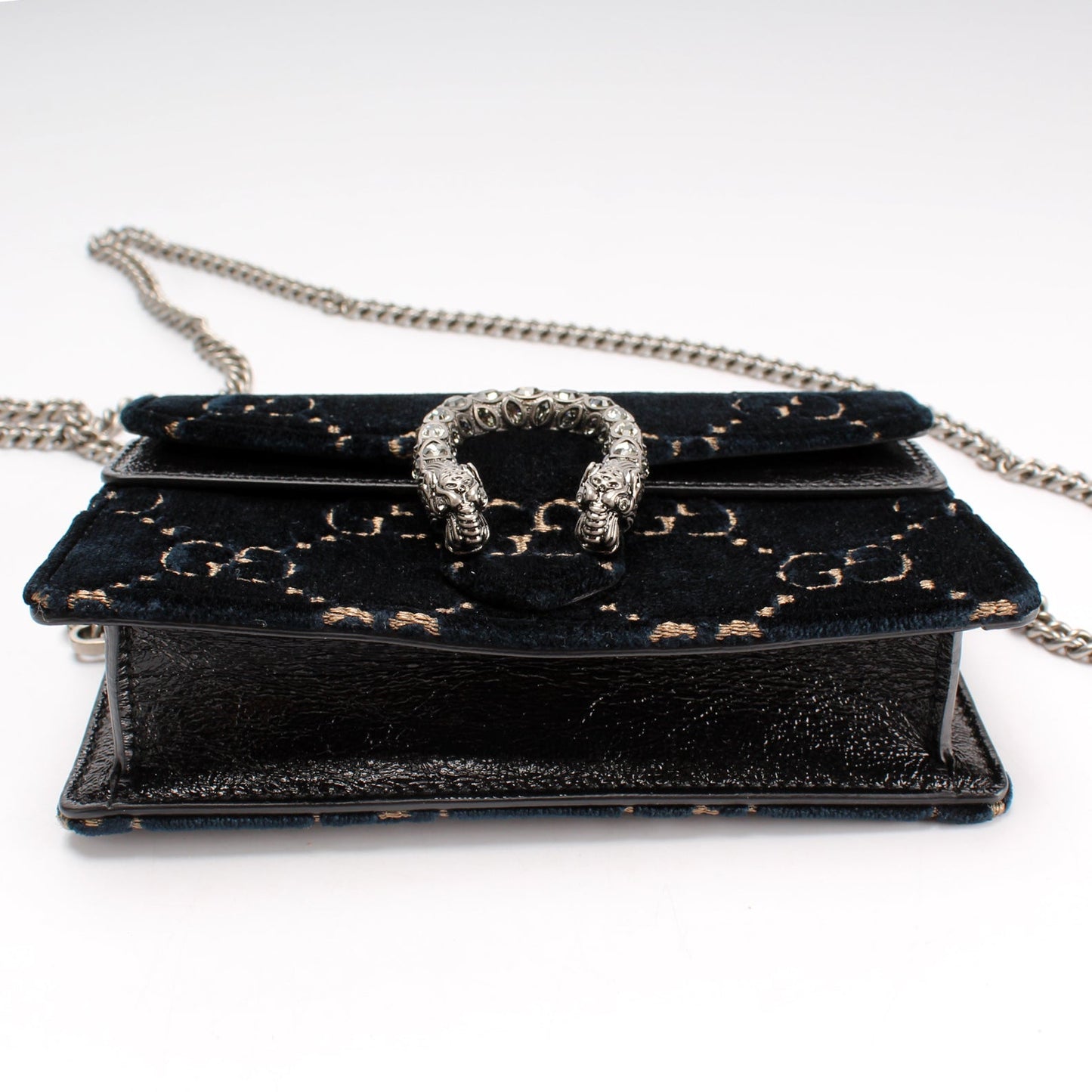 Gucci 476432 Dionysus GG Velvet Super Mini Bag