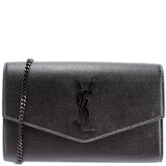 Saint Laurent Uptown Chain Wallet Grain 607788 Bag