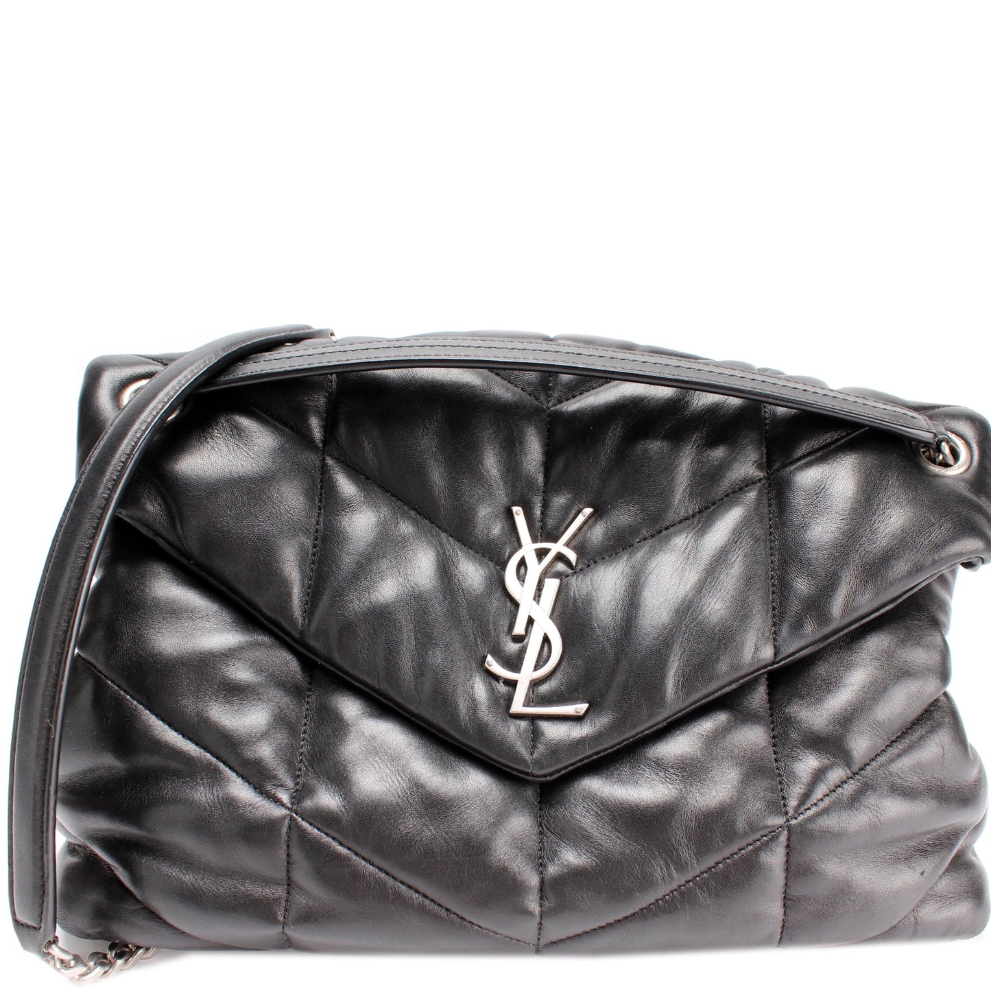 Saint Laurent Puffer Quilted Medium Lambskin 577475 Bag