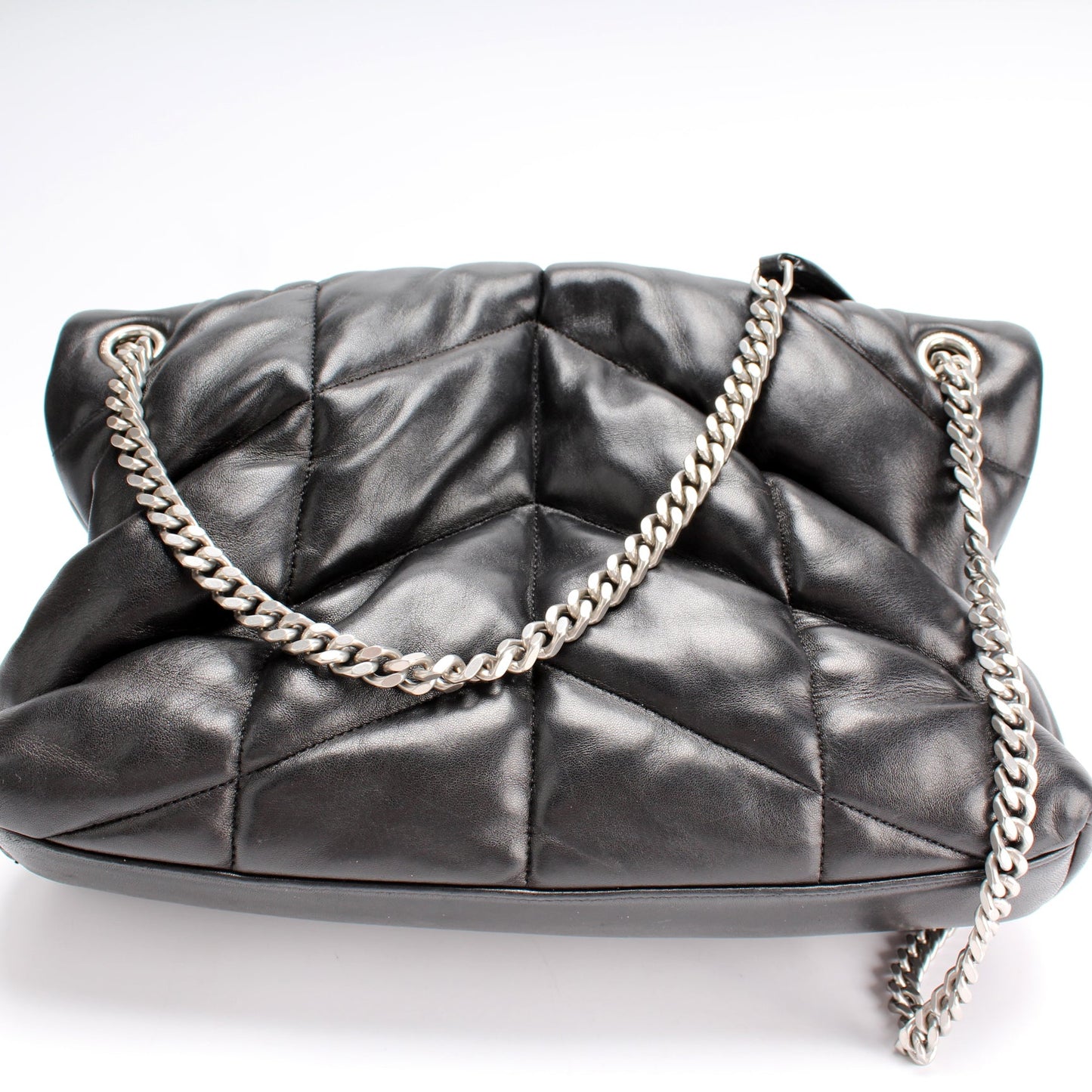 Saint Laurent Puffer Quilted Medium Lambskin 577475 Bag