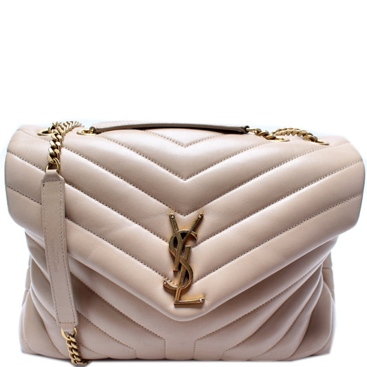 Saint Laurent Loulou Satchel Medium Quilted 574946 Bag