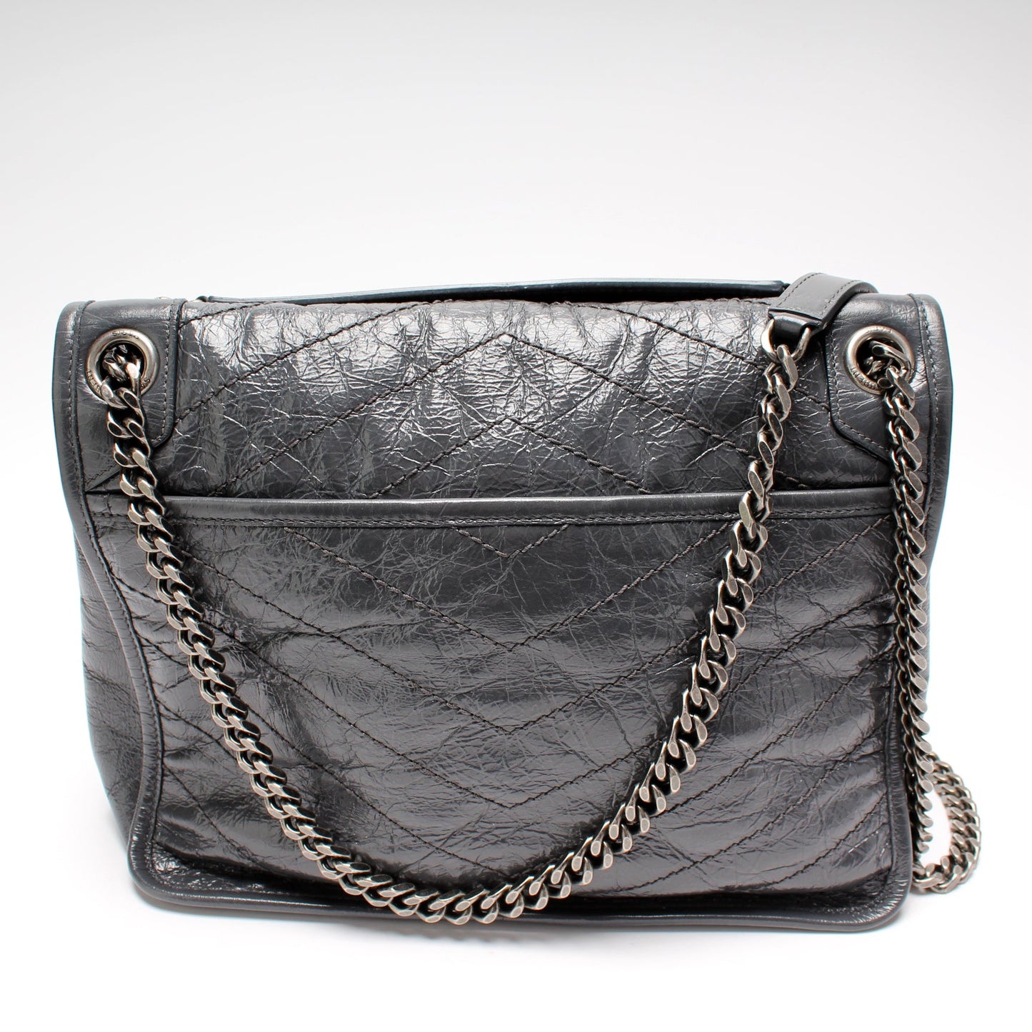 Saint Laurent Niki Medium Crinkle Leather 498958 Bag