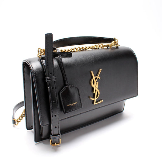 Saint Laurent Sunset Medium Smooth Leather Bag