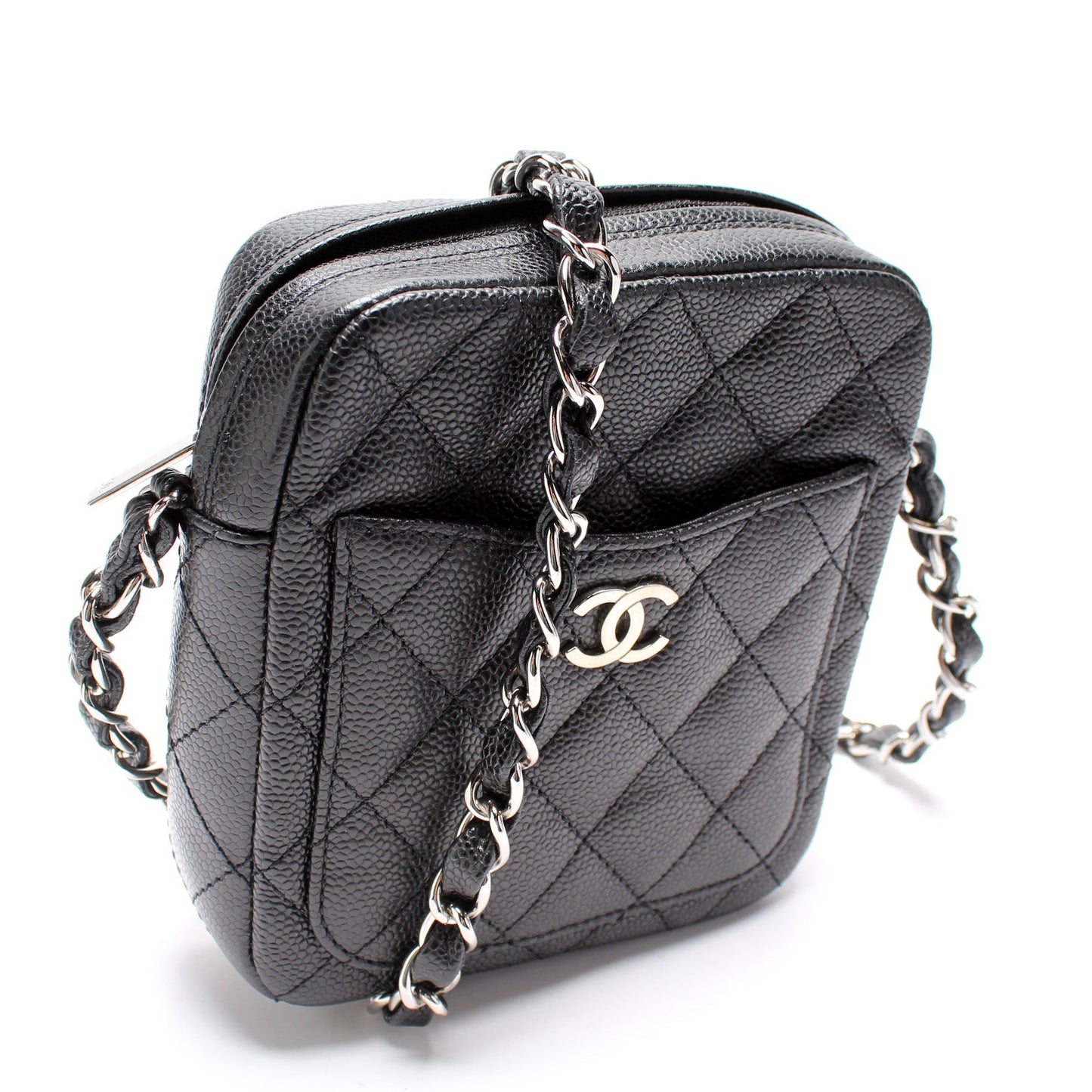 Chanel Mini Rectangle Crossbody Caviar Bag