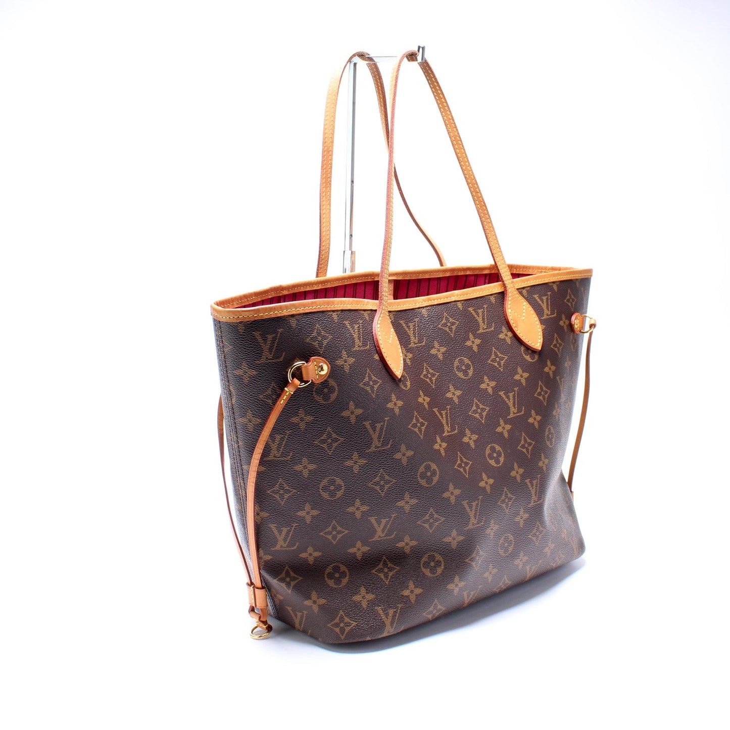 Louis Vuitton Neverfull W/Wallet MM Monogram