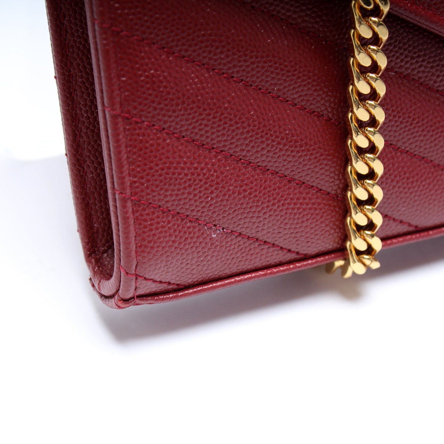 Saint Laurent Grain De Chain Wallet Bag