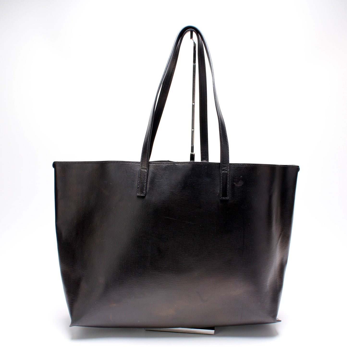 Saint Laurent Perforated Logo Shopper Tote Bag